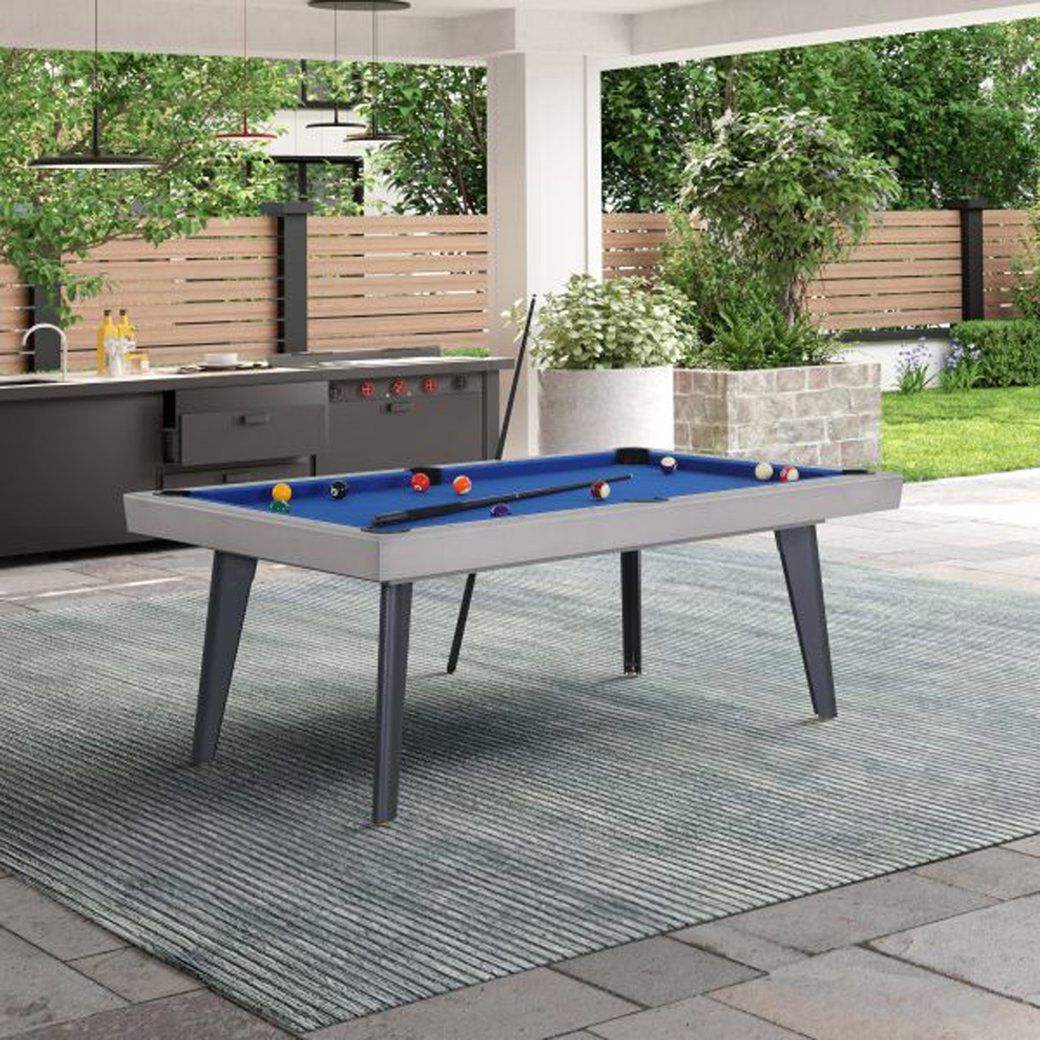 Outdoor / Indoor Poolbillardtisch "Ascona 6ft."