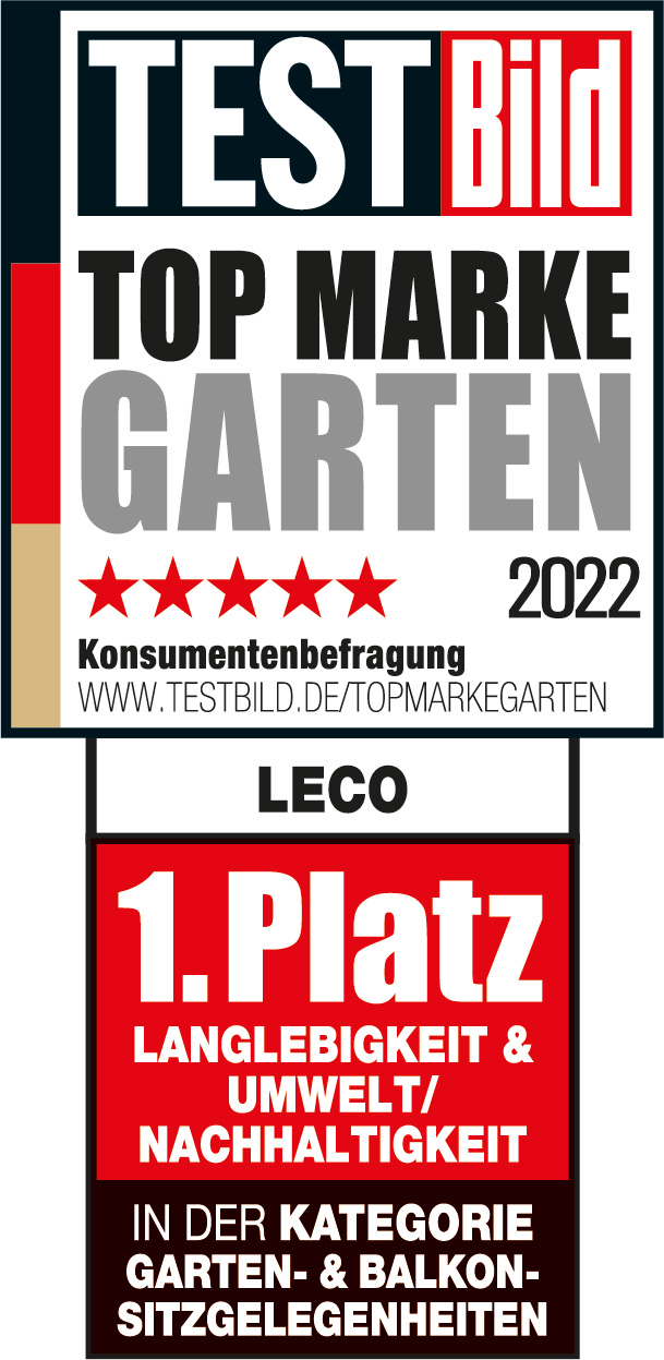 TESTBILD Top Marke Garten 2022 LECO Platz 1