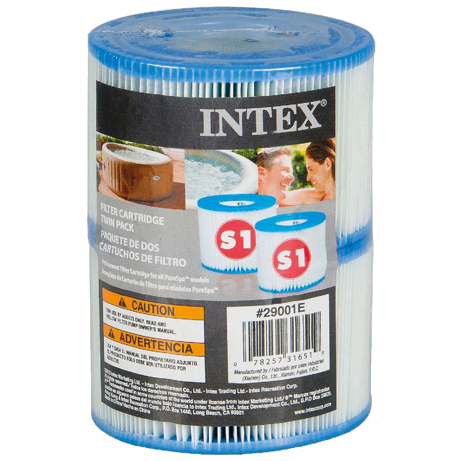 Intex Whirlpool Filterkartusche Typ S1 (2er Pack)
