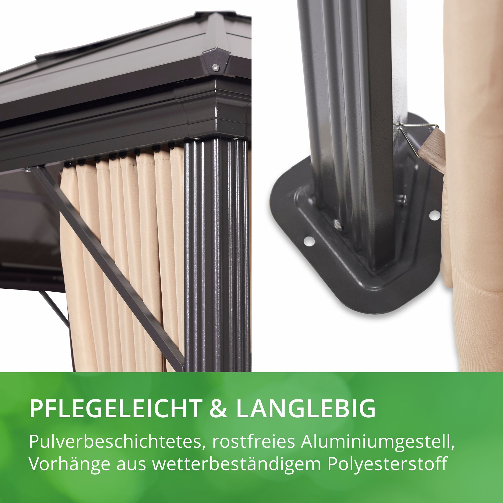Profi-Pavillon, pflegeleicht & langlebig