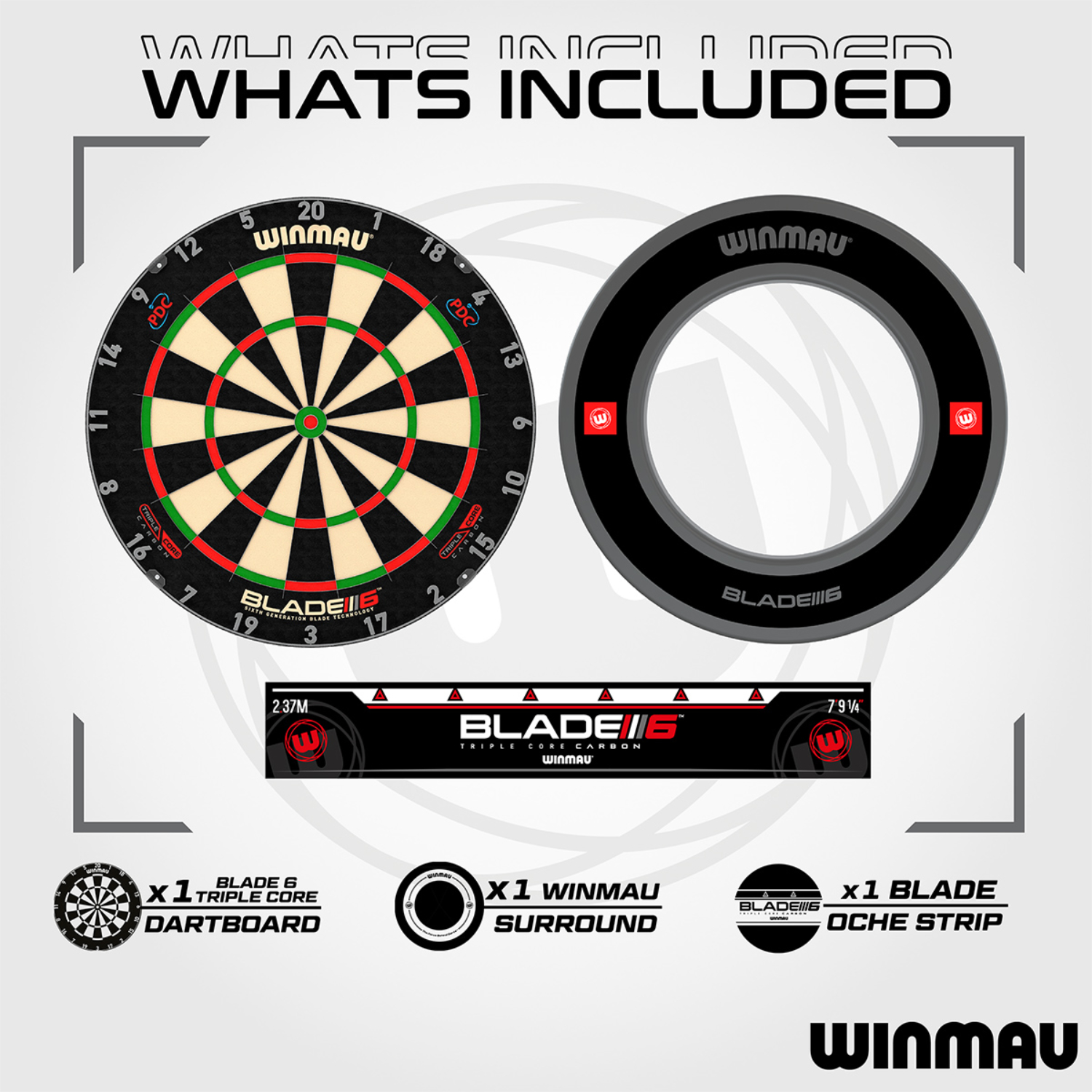 Hochwertiges Dartboard inkl. passendem Zubehör in Profi-Qualität