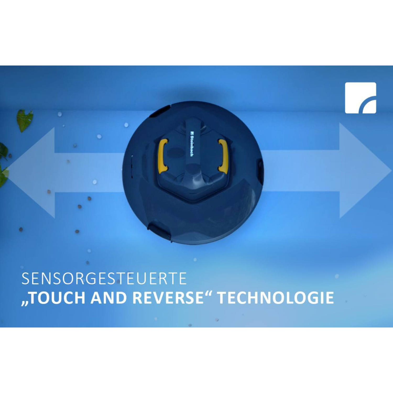 Automatische Navigation dank "Touch and Revers" Technologie