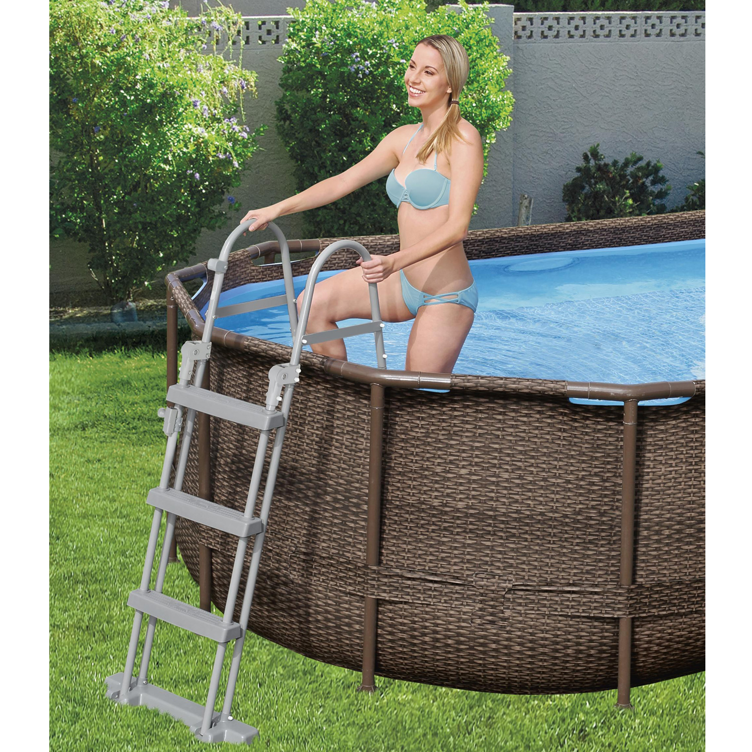 Frame Swimming Pool Set "Power Steel Vista Series" Komplett-Set