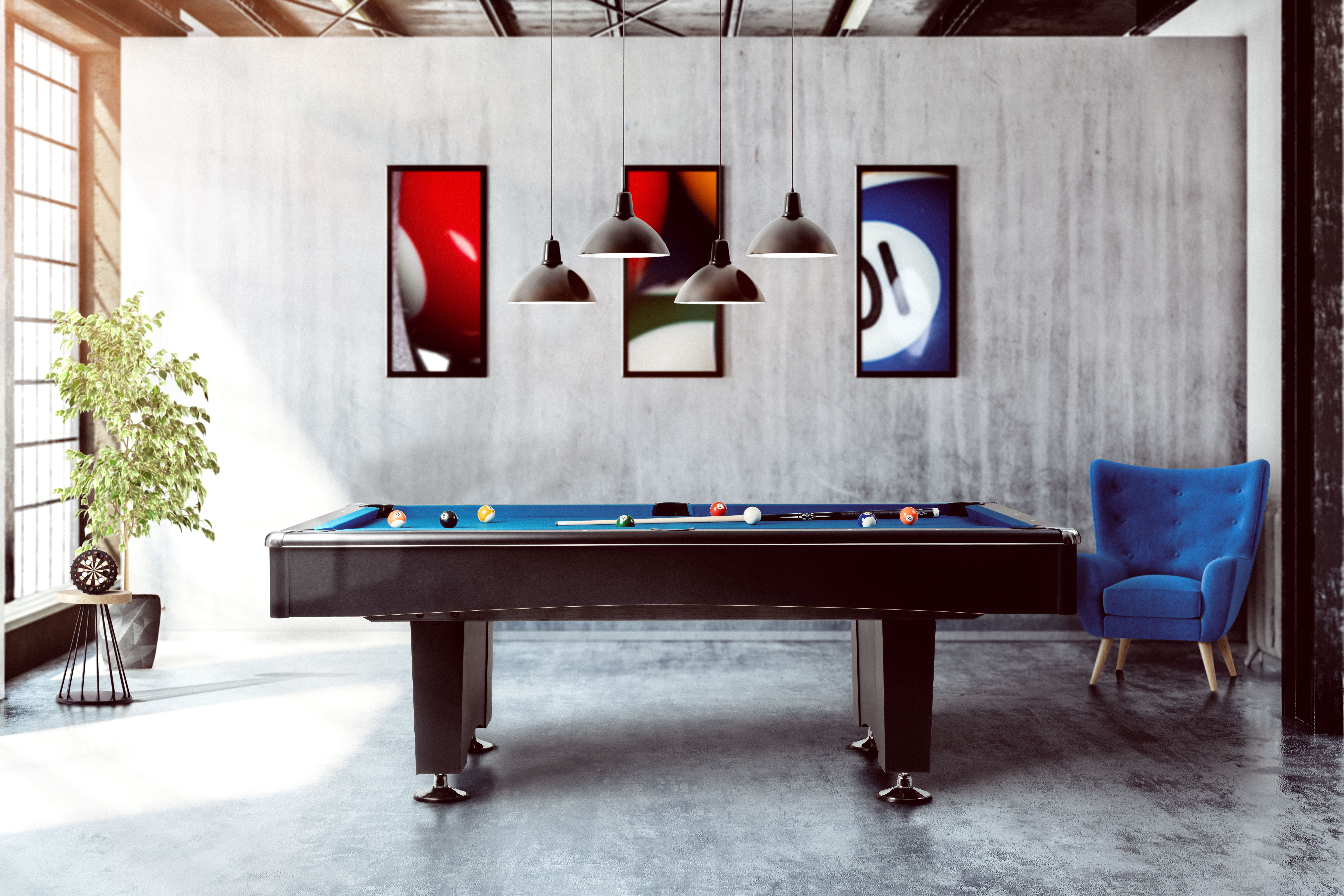 Poolbillardtisch "Black Pool"