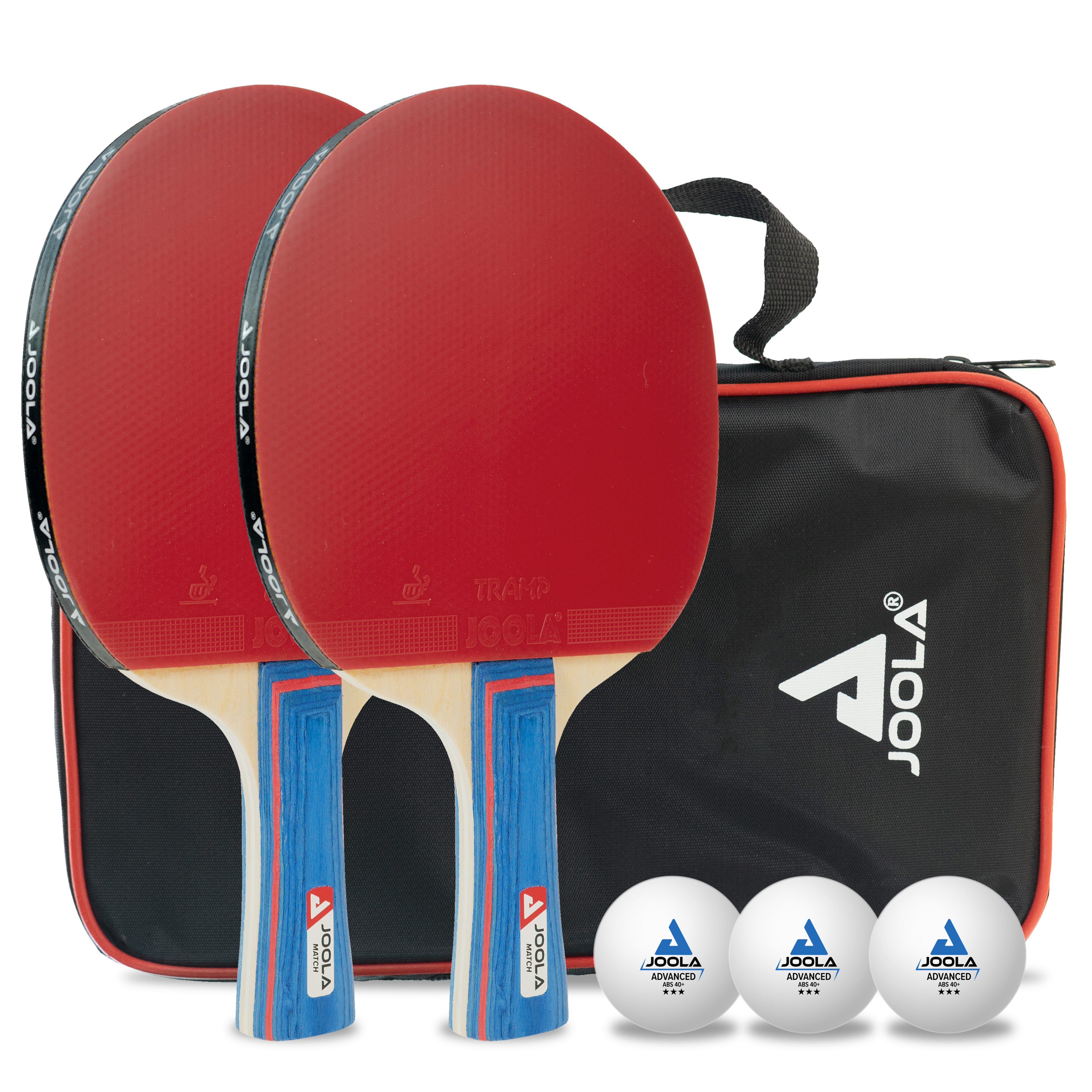 Tischtennis Schlägerset "Duo" mit 2 Schlägern und 3 Bällen