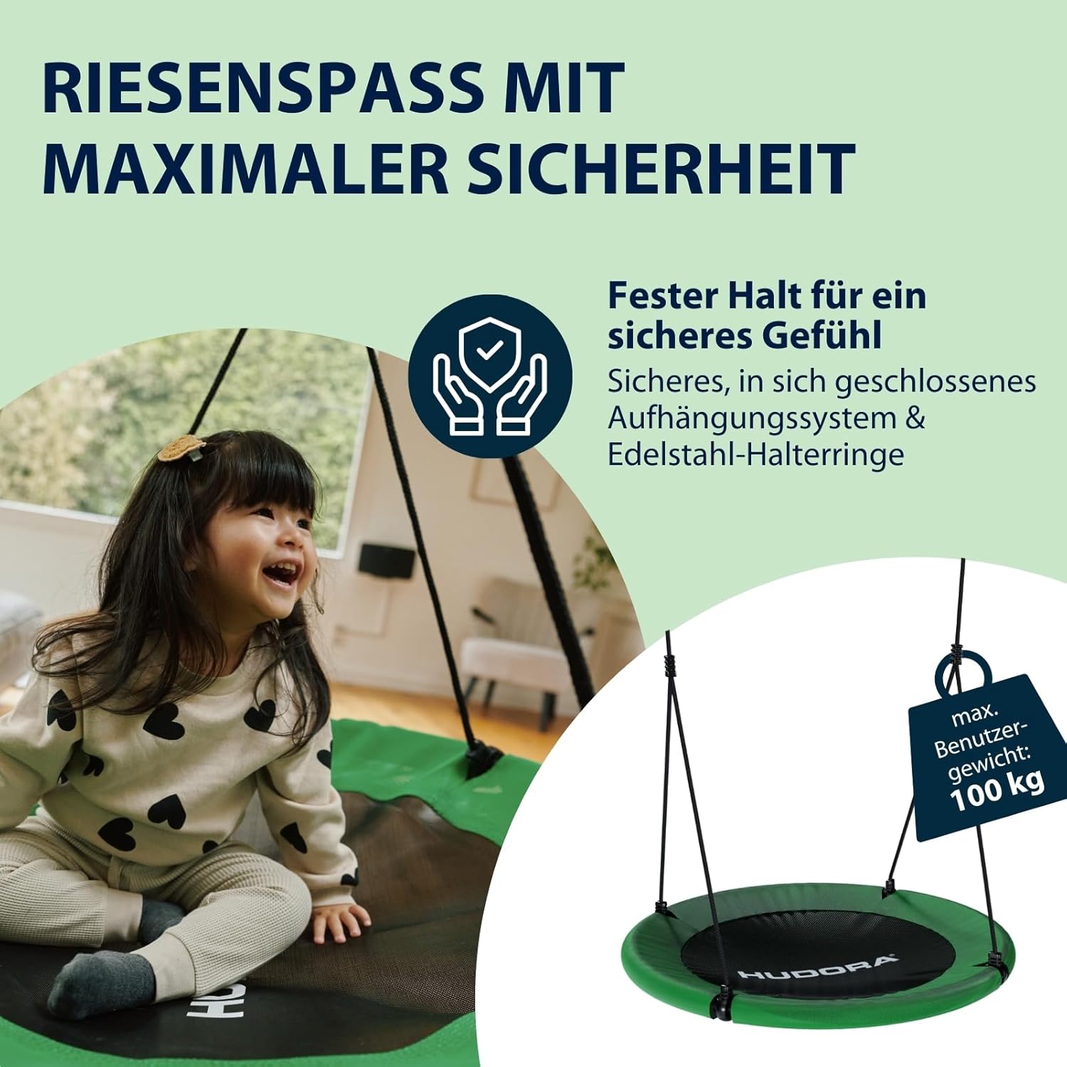 HUDORA Nestschaukel "Start 90" - maximale Sicherheit