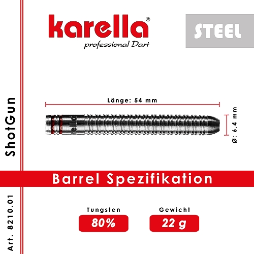 Steeldart "ShotGun" Spezifikation