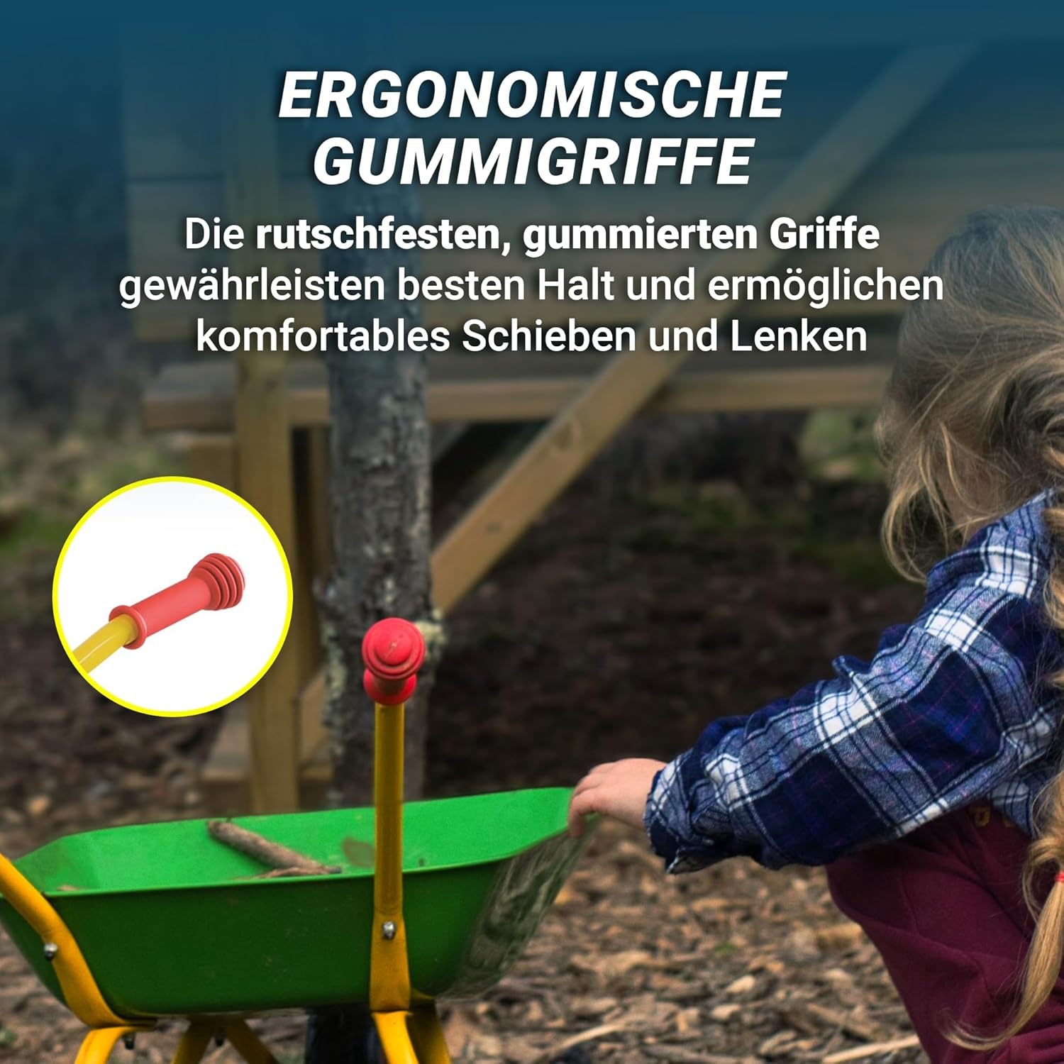 Ergonomische Gummihandgriffe für eine komfortable und sichere Handhabung