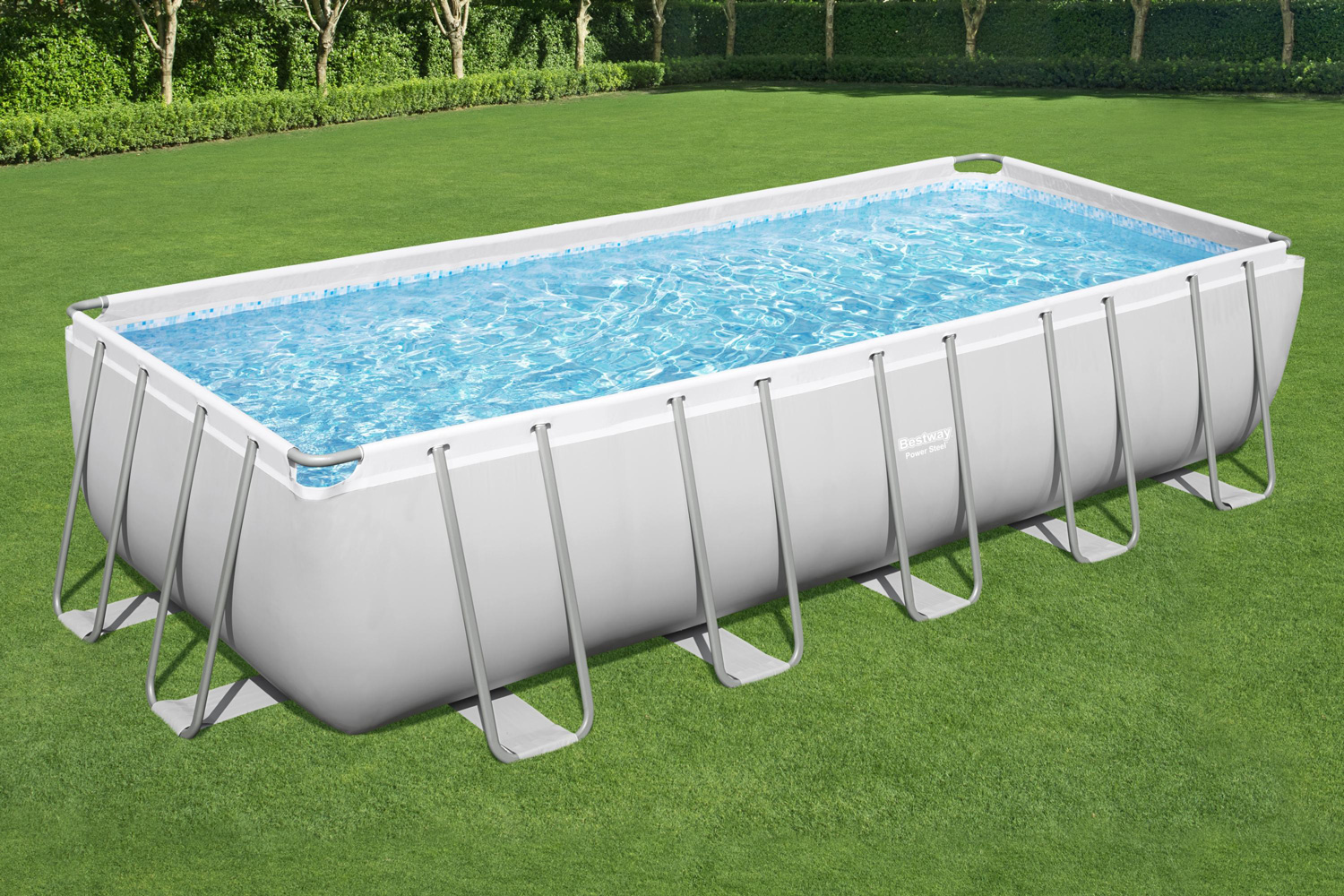 Frame Swimming Pool Set "Power Steel Eckig"