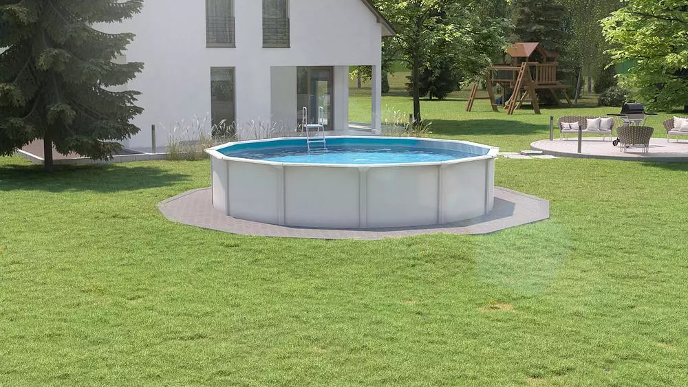Stahlwand Swimming Pool Set "Nuovo de Luxe"