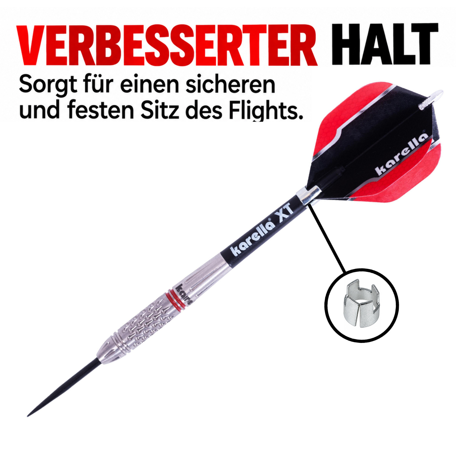 für einen sicheren Halt des Flights