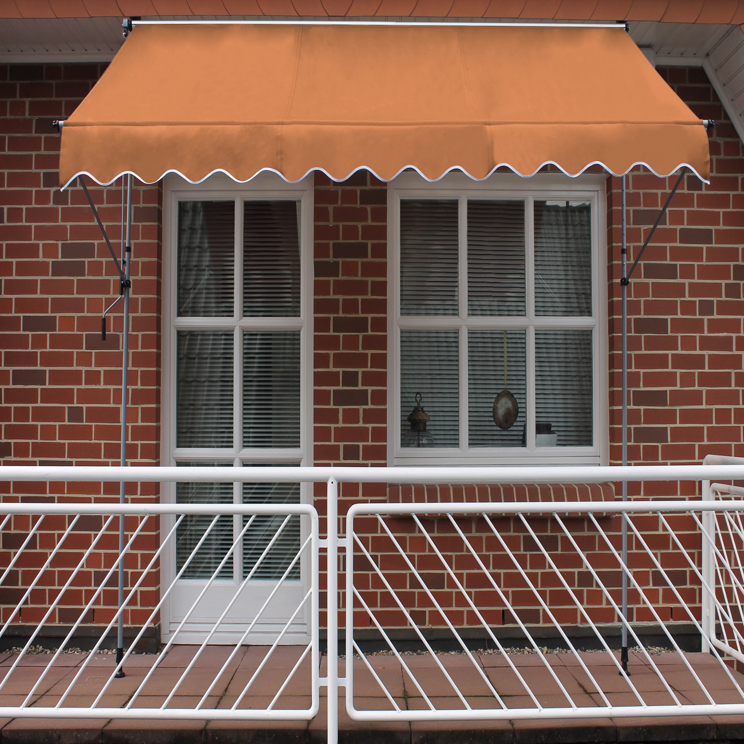 Leco Klemmmarkise orange