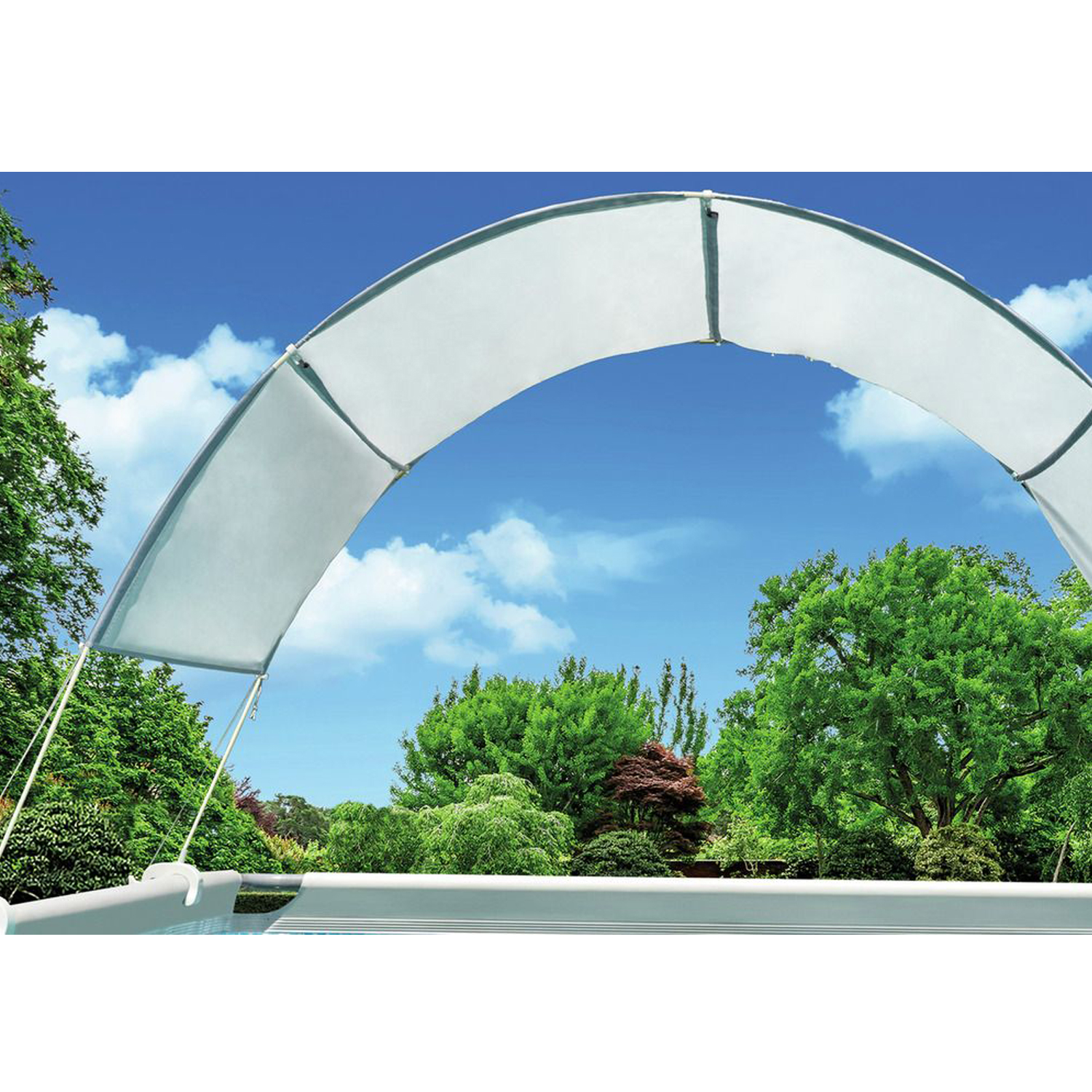 Überdachung für Metal Frame Pools bis 274 cm