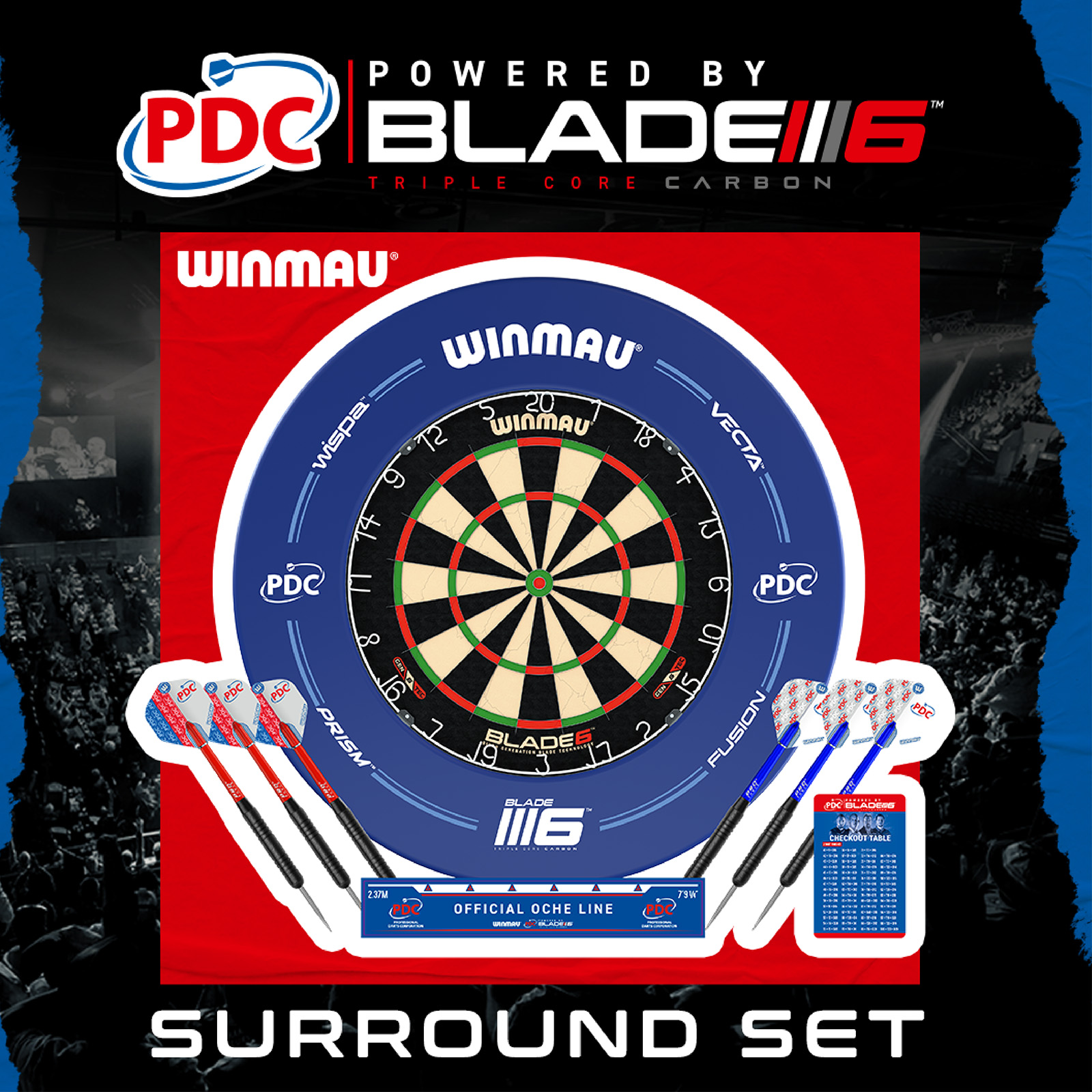 Dartboard Surround Set "PDC 5310"