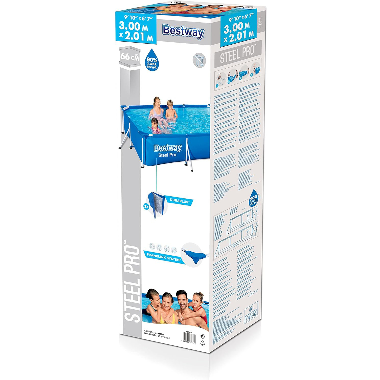 Bestway Aufstellpool Steel Pro Frame Pool - Verpackung