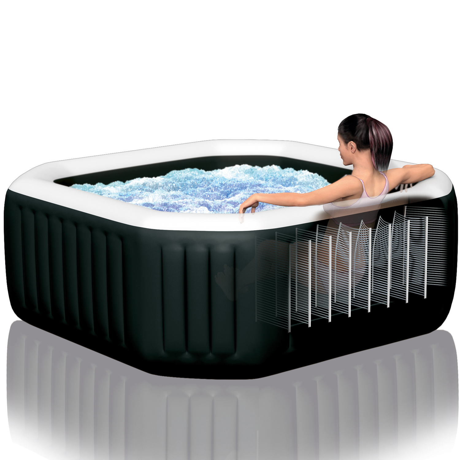 Whirlpool "Pure Spa Kombi Octagon Bubble Jet"
