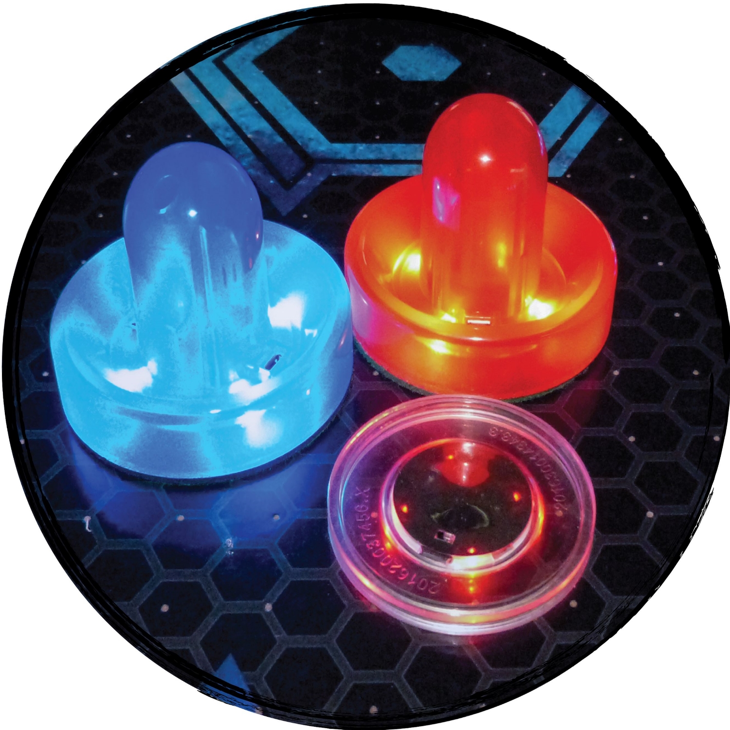 LED-Pusher und Puck
