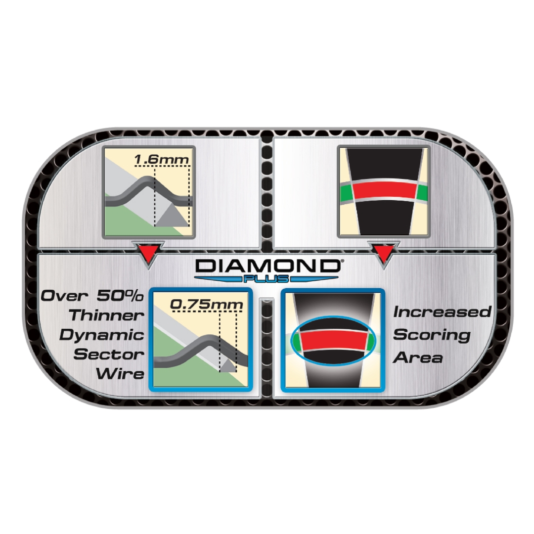 Dartboard "Diamond Plus 3011"