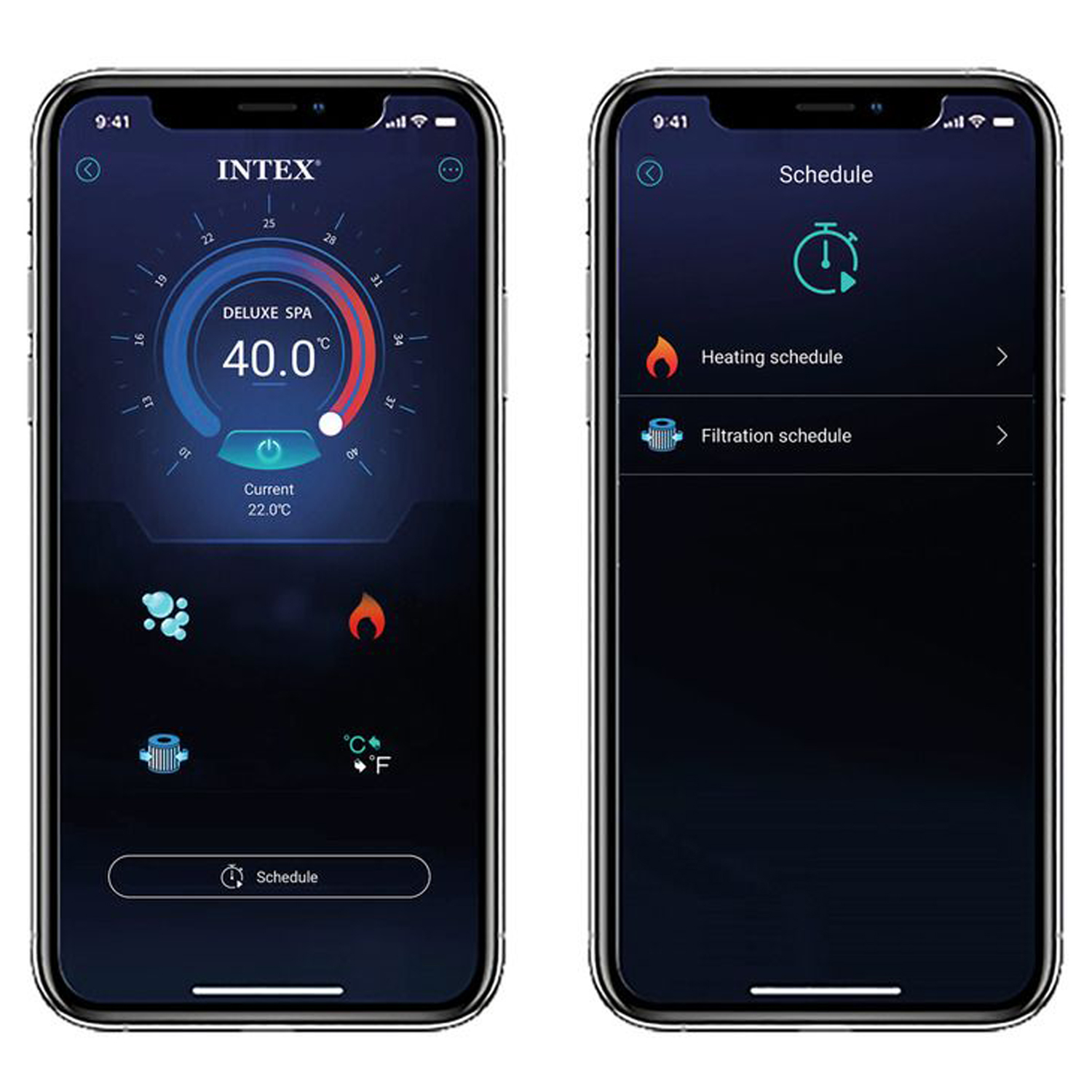 innovative App Steuerung für Ihren Spa