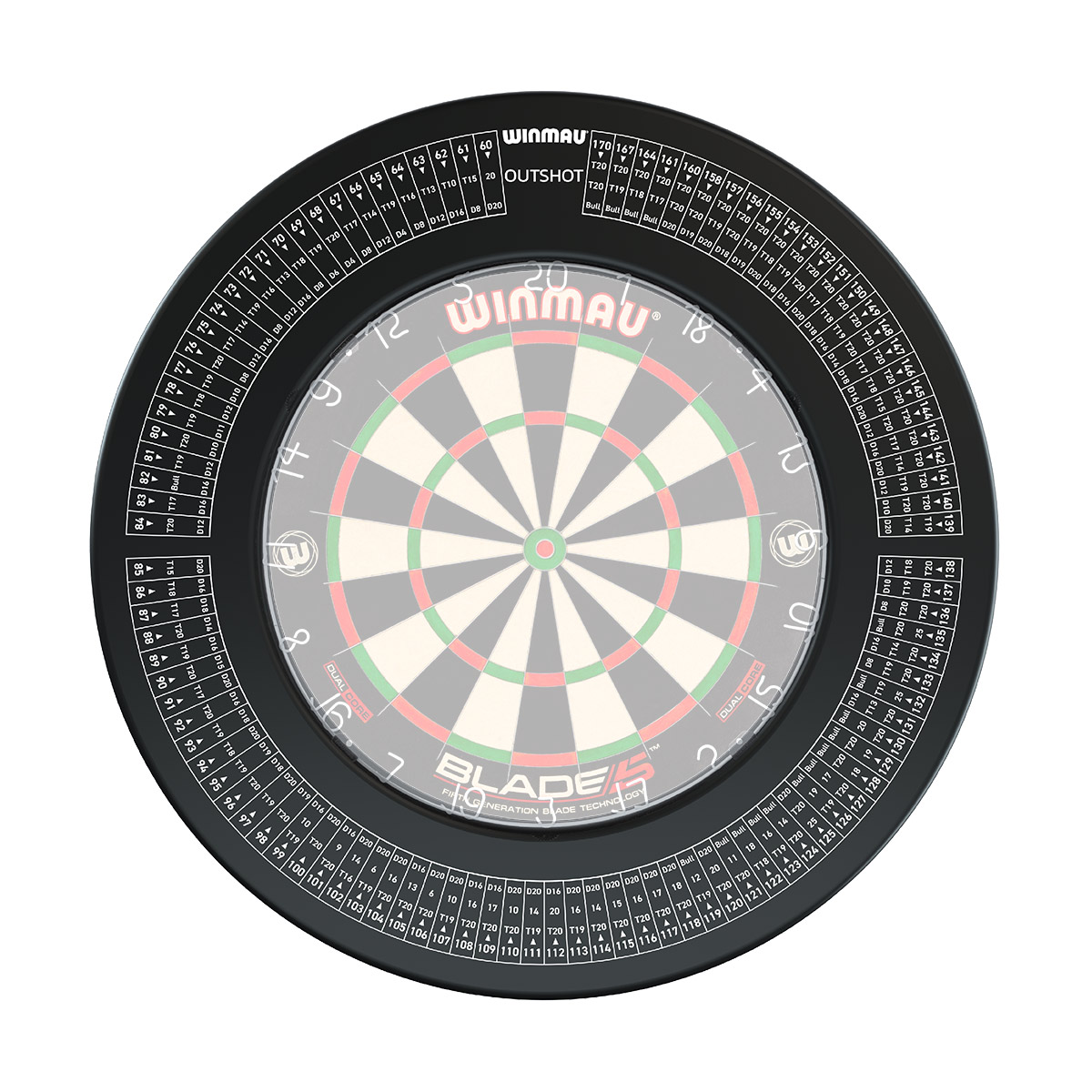 Auffangring für Dartspiele "Catchring Winmau Outshot - 4419"