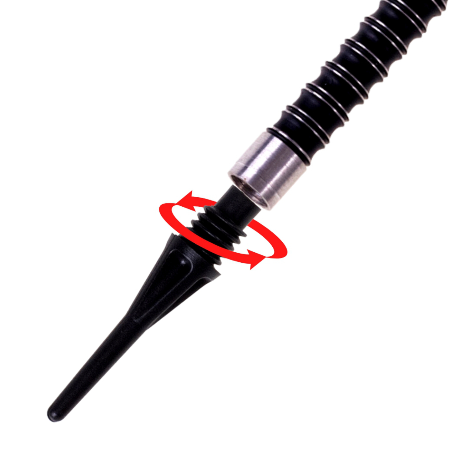 Ausgestattet mit einem 2BA Kleingewinde (4,7 mm)