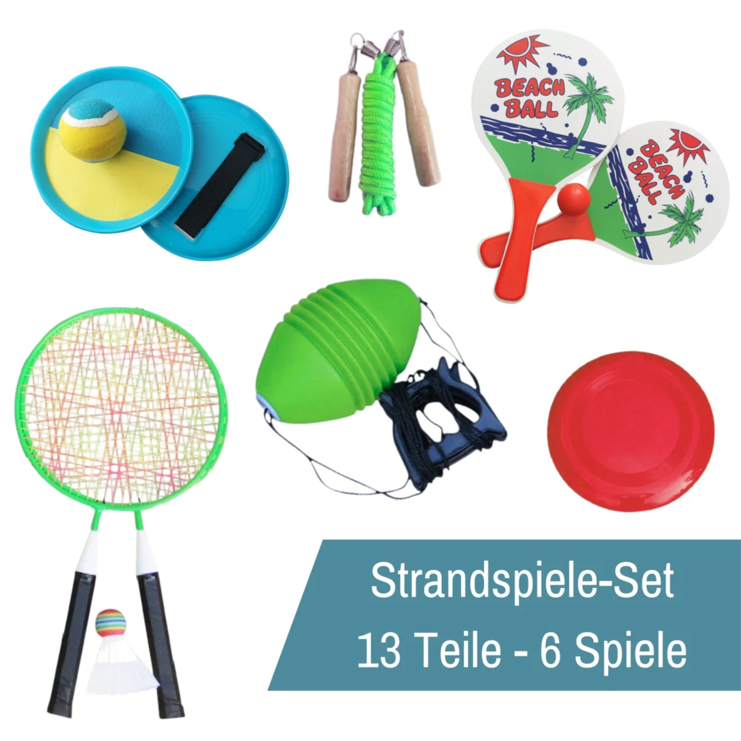 Die beliebtesten Outdoorspiele in einem Set